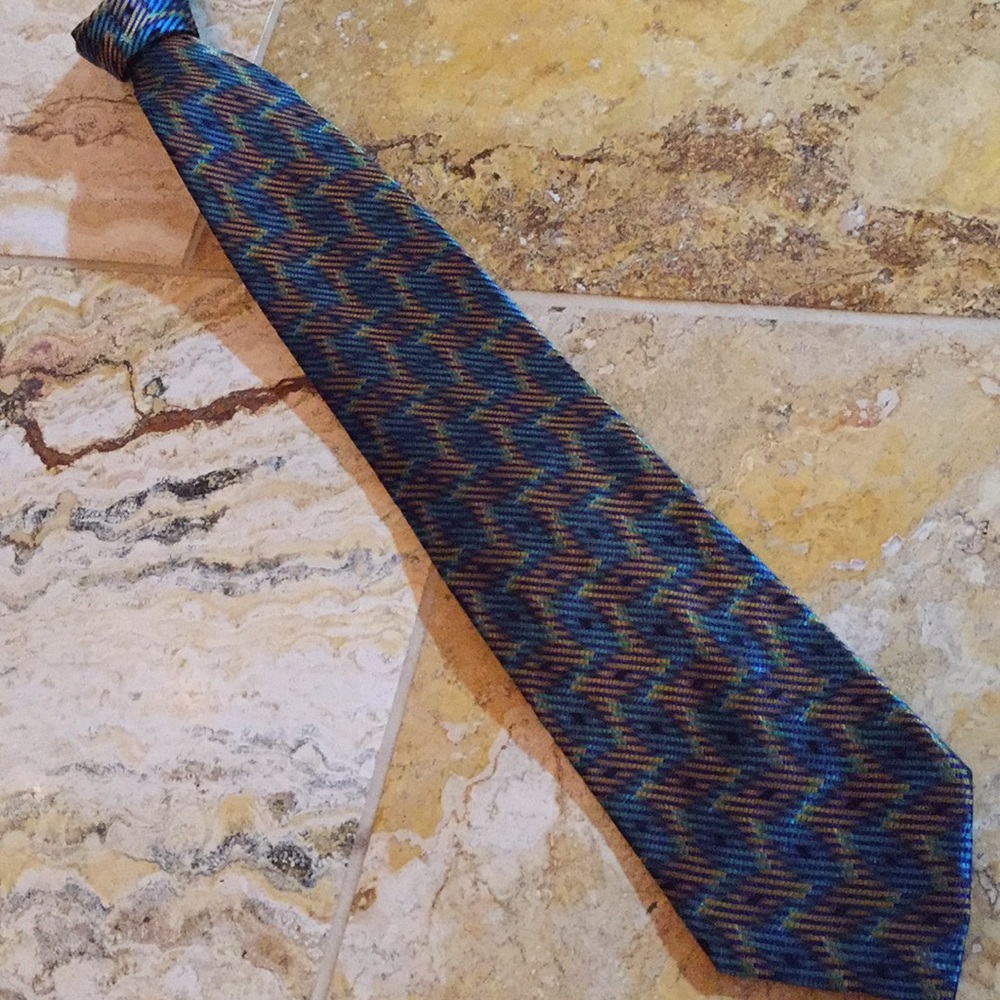 Stefano Milano 100% silk stunning electric colors